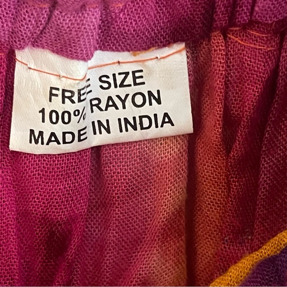 Multicolor Bohemian Maxi Skirt - Picture 8 of 8